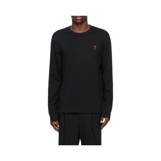 Ami De Coeur Logo Embroidered Long-Sleeved T-Shirt