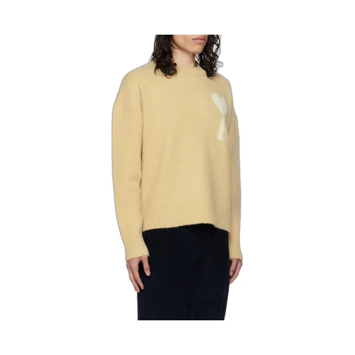 Ami De Coeur Logo Intarsia Knit Jumper
