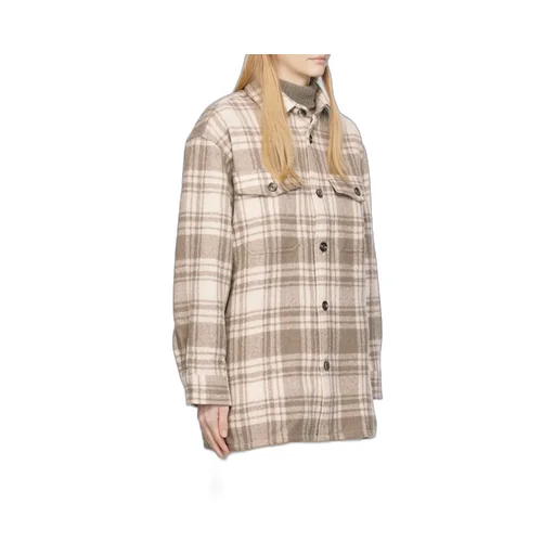 Checked Buttoned-Up Overshirt