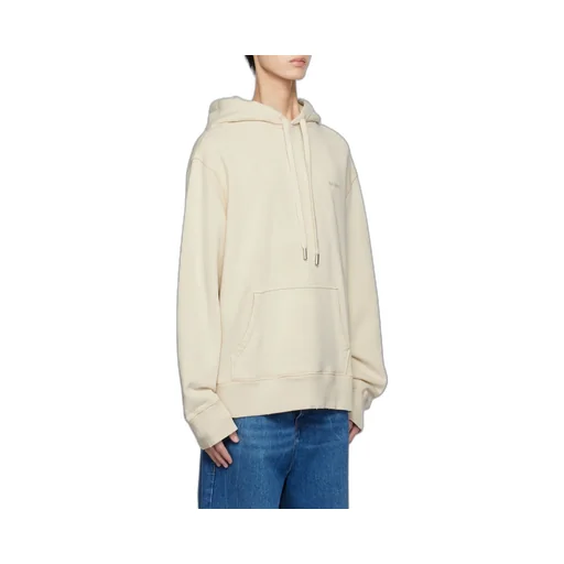 Ami Logo Embroidered Drawstring Hoodie