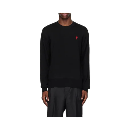 Ami De Coeur Logo Embroidered Knitted Jumper