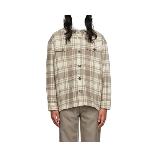 Checked Buttoned-Up Overshirt
