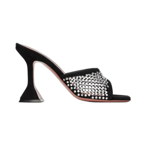 Lupita Crystal Mesh High-Heeled Sandals