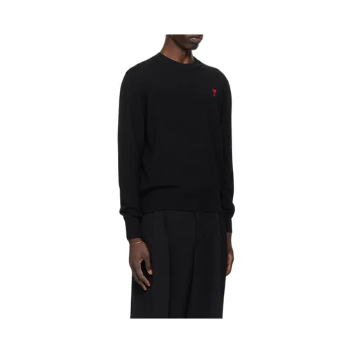 Ami De Coeur Logo Embroidered Knitted Jumper
