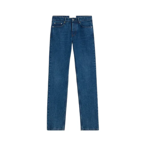 Straight-Leg Slim-Fit Jeans
