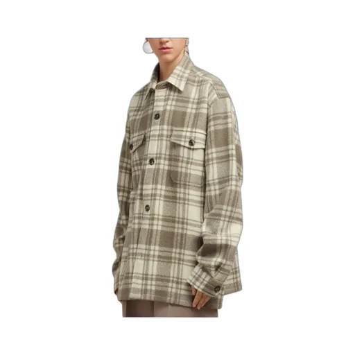 Checked Buttoned-Up Overshirt