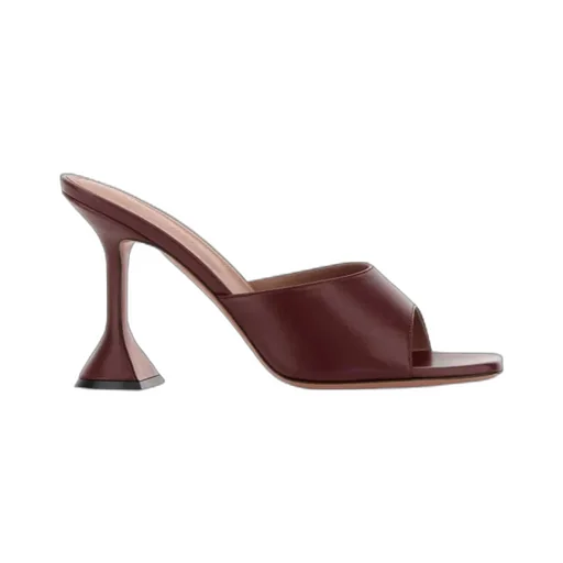 Square-Toed High-Heeled Sandals