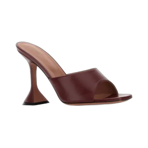 Square-Toed High-Heeled Sandals