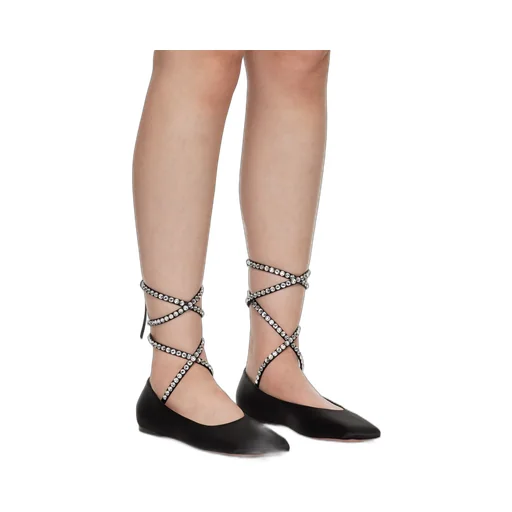 Ane Lace Up Ballerina Flats