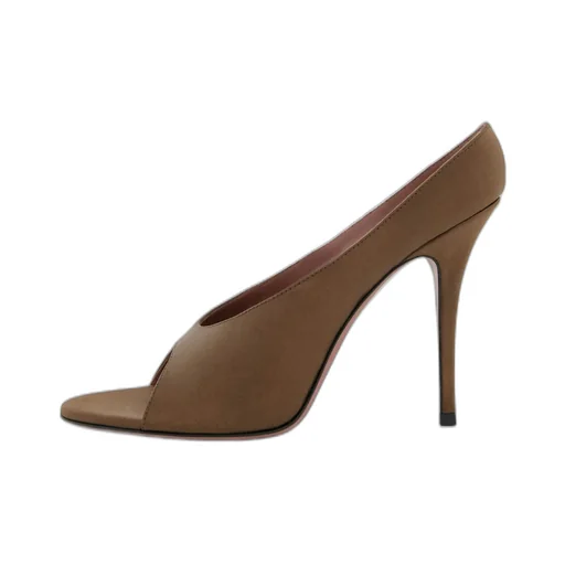 Round Toe High Heel Sandals