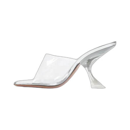 Taylor Glass Slipper 90 Pvc Mules