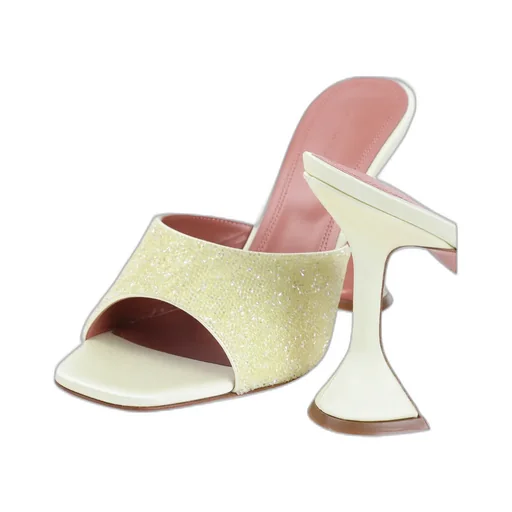 Square Toe High Heel Sandals