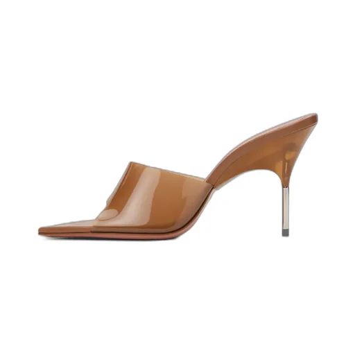 Bianca Glass Slipper 95 High Heel Sandals