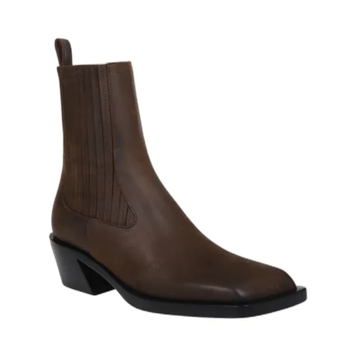 Rear Pull-Ring Short Boots