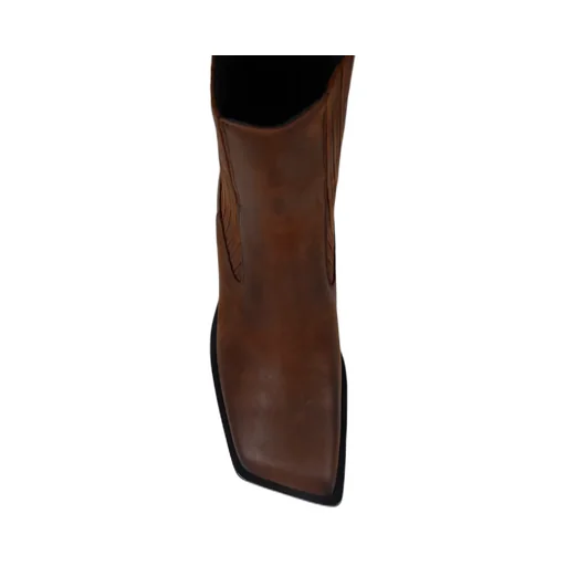 Rear Pull-Ring Short Boots