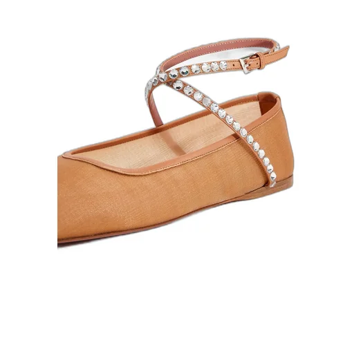 Square Toe Ballet Flats