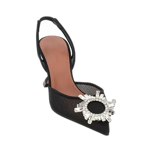 Begum Mesh Sling 70 Slingback Pumps