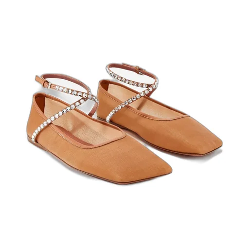 Square Toe Ballet Flats