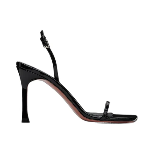 Square-Headed High-Heeled Sandals