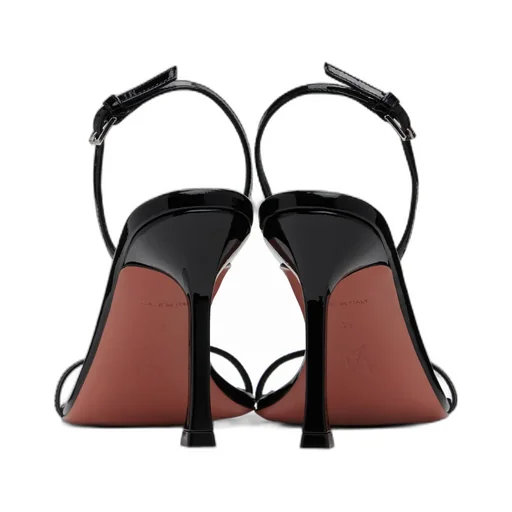 Square-Headed High-Heeled Sandals