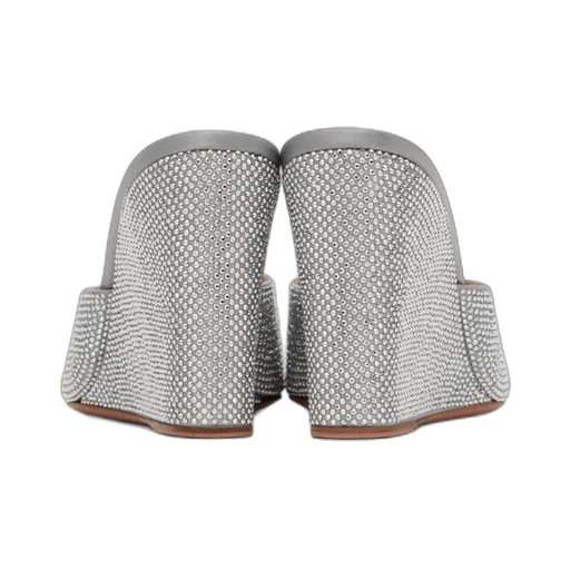 Lupita Crystal Open-Toe Wedges