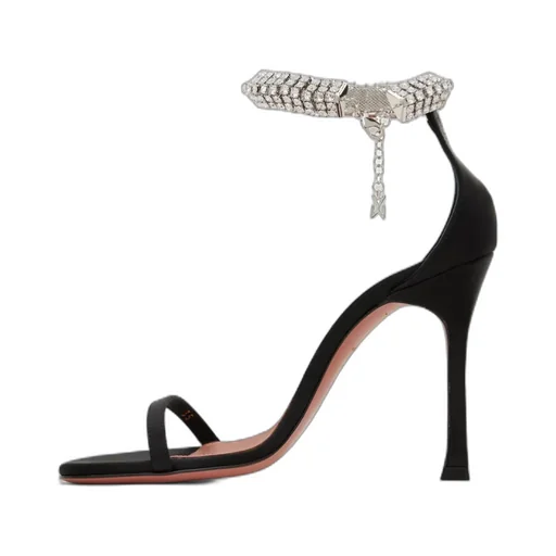 Iman Single-String High-Heeled Sandals