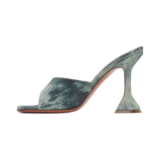 Lupita Square-Toed Heels Sandals