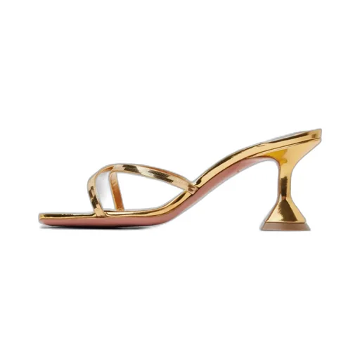 Henson Cross-Chain High-Heeled Sandals