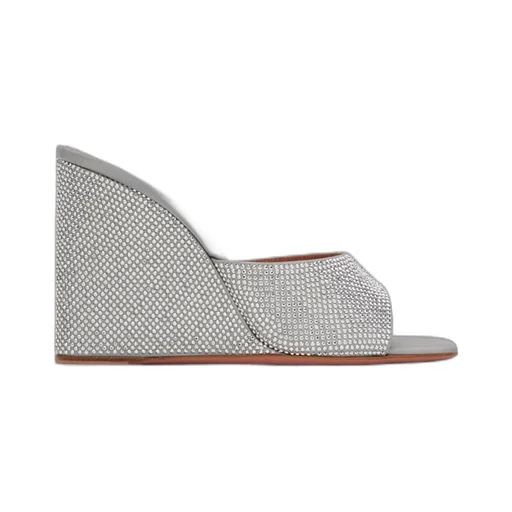 Lupita Crystal Open-Toe Wedges