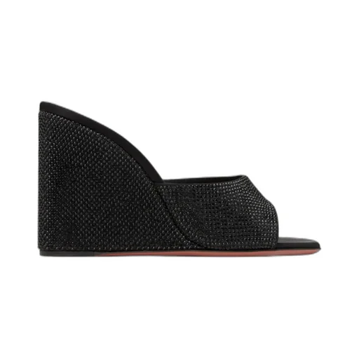 Lupita Crystal Open-Toe Wedges
