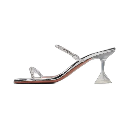 Gilda Glass 70 High-Heeled Sandals