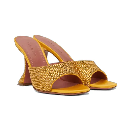 Lupita Crystal High-Heeled Sandals