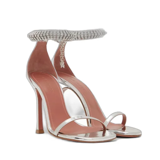 Iman Single-String High-Heeled Sandals