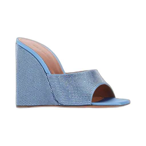 Lupita Crystal Wedge Mules