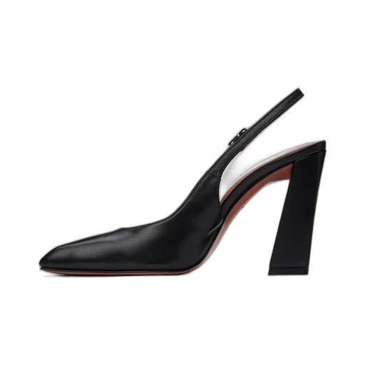 Charlotte Sling Block Nappa Slingback