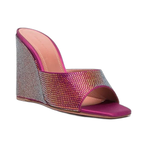 Lupita Crystal Wedge Mules