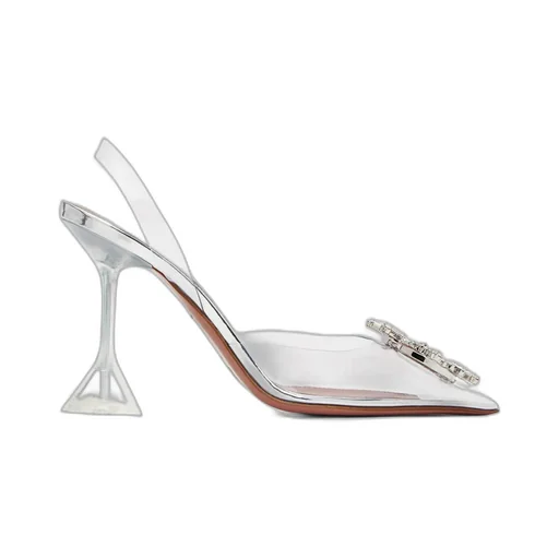 Begum Glass Sling Heels