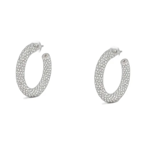 Texture Inlaid Medium Earrings