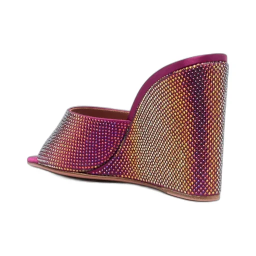 Lupita Crystal Wedge Mules