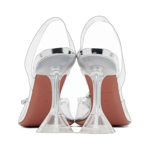 Begum Glass Sling Heels