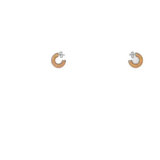 Crystal-Embellished Hoop Earrings
