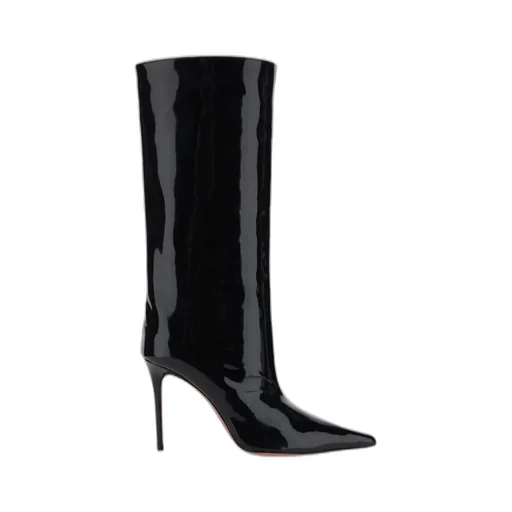 Fiona 100Mm Patent Leather Boots