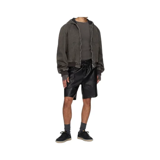 Lightweight Leather Shorts