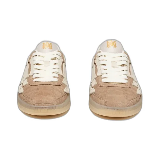 Crocodile-Embossed Skeleton Trainers