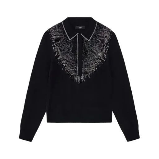 Crystal Long Sleeve Polo