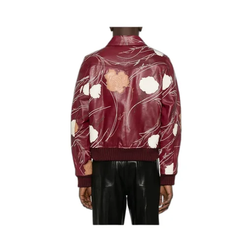 Leather Bomber Jacket