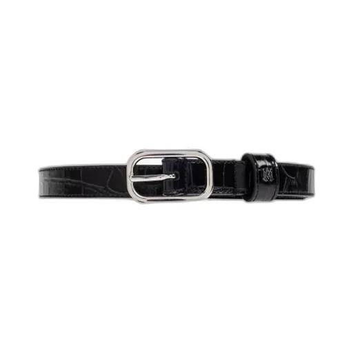Crocodile-Embossed Belt