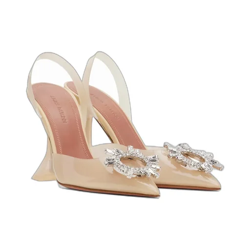 Begum Glass Sling High-Heeled Sandals