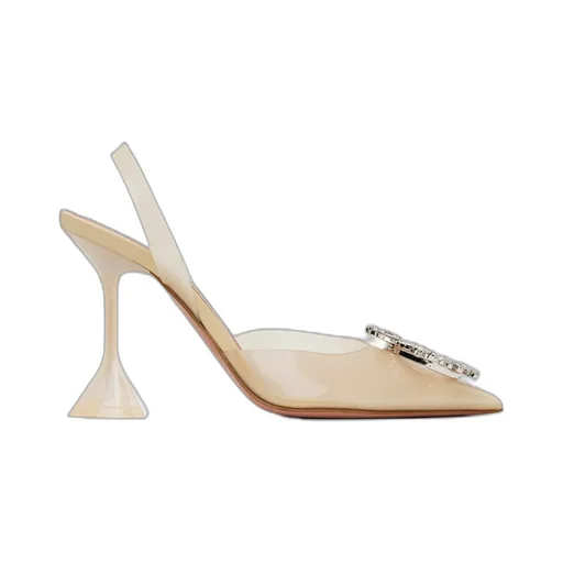 Begum Glass Sling High-Heeled Sandals