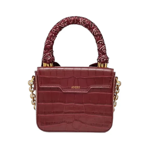 Croc Embossed Micro Ma Bag